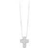 Bliss Collana Croce Bliss Dream Le Forme Oro Bianco 20104415 Necklace Diamanti
