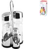 Home Oliera 4 Pezzi vetro inox con stand Home