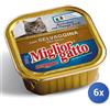 Morando 6x Miglior Gatto Vaschetta 100 Grammi Selvaggina