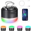 Romon Lampada Campeggio, 3600 mAh Ricaricabile RGB Colorata A Luce Ambiente Sfumata, Impermeabile IP65, Lampada Led Ricaricabile, Adatta Per Lavoro, Campeggio, Pesca, Escursionismo, Emergenza