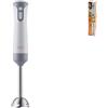 Melchioni Mixxxo Steel Frullatore ad immersione con piede in acciaio staccabile,