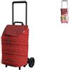 Gimi Carrello Spesa Gimi modello New Easy Rosso