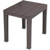 IPAE-PROGARDEN Panca Timor In Resina, Moka, 60X38X45Cm, Progarden