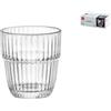 Bormioli rocco Set 6 Bicchieri In Vetro Trasparente Barshine Per Rocks Cl 30.5