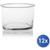 Bormioli rocco 12x Bicchieri In Vetro Trasparenre Bodega Mini Cl22,5