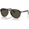 Persol OCCHIALI DA SOLE Uomo PERSOL 3235 S 24/31 Havana PO3235S 55 XLarge