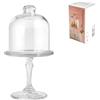 Pasabahce Mini Alzata Patisserie In Vetro Trasparente Con Cupola Cm10X18,5H