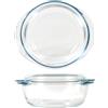 Pyrex Casseruola Tonda Con Coperchio In Vetro Trapsarente, 3Lt