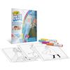 CRAYOLA - Color Wonder, Coloring Set con 18 Pagine da colorare e 4 Pennarelli Senza Macchia, soggetto Frozen, Attività Creativa per Bambini, età 3,4,5 Anni, cod. 25-2907