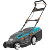 Gardena Tosaerba elettrico Gardena PowerMax 1800/42: Larghezza di taglio 42 cm, capacità 45 l, altezza di taglio 20-60 mm, manico pieghevole (5042-20)