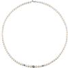 Bliss Collana Bliss Paradise 20092770 Necklace Oro Bianco Perle 4,5 5 mm Girocollo