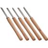 VALEX SCALPELLI PER TORNIO DA LEGNO SERIE 5 PZ. IN BLISTER MANICO LEGNO 1463204