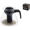Simax Teiera in vetro borosilicato trasparente con tappo e manico in plastica