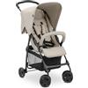 hauck Passeggino Leggero Sport - Solo 5,9 kg Per Bambino Fino a 15kg - Compatto e Pieghevole - Reclinabile, Cappotta e Grande Cesto Portaoggetti Fino a 3 kg - Beige