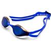 Arena Python Mirror Occhialini da Gara Unisex, Blue Mirror/Bianco, TU