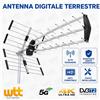 ZODIAC Antenna Tv Esterna Digitale Terrestre Direttiva Alto Guadagno Canali 21-48 UHF