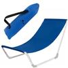 Sedia a Sdraio Lettino da Mare Spiaggia Piscina Balcone Giardino Sacca Portatile