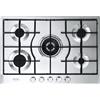 De'Longhi DELONGHI SLF575LX PIANO COTTURA 75CM 5 BRUCIATORI BRUCIATORE LIGHT INOX