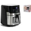 Melchioni Friggitrice Ad Aria Ginevra Smart In Metallo E Plastica Colore Nero Lt 6,5.