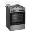 BEKO CUCINA 60x60 INOX ELETTRICA 6 FUNZIONI VENTILATO GRILL CL.A BEKO FBE62120XD