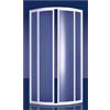 Ferbox Box doccia semicircolare rotondo ACRILICO Plexiglas H 185 cm 80x80 cm scorrevole