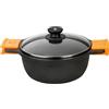 BRA padella Wok/padella per cottura al salto Rotondo 24x37,7x27,1 cm