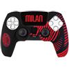 Qubick Cover gamepad PLAYSTATION 5 AC Milan Devil Red e Black COP50002