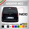 YOUSTICKER ADESIVO STICKER NCC NOLEGGIO CON CONDUCENTE MISURE PERSONALIZZATE TRASPORTO
