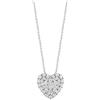 Bliss Collana Bliss Rugiada Pavè Cuore 20106576 Necklace Oro Bianco Diamanti 0,15ct