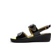 CINZIA SOFT SCARPE DONNA SANDALI CON PLANTARE ESTRAIBILE E STRAPPO IO12636V NERO