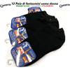 Carpenter 12 PAIA CALZE SUPER CORTE FANTASMINI PARISCARPA UOMO DONNA COTONE