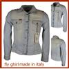 Fly Girl Giacca di Jeans da Donna Sfiancata Giubbotto aderente slim fit M Giubbino Chiaro