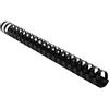 Exacompta - Rif. 75701E - Confezione da 50 rilegature a spirale in PVC nero 25 mm - consente di collegare 150 a 210 fogli da 80 g formato A4 o A3 paesaggio - adatto per qualsiasi tipo di macchina ad