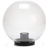 NIBA SFERA GLOBO DA GIARDINO DIAM 50 CM BASE PALO E27 TRASPARENTE