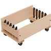 Foppapedretti (TG. 1 ripiano grande) Foppapedretti Supershuttle Carrello Portasedie, Naturale
