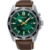 Seiko Orologio Seiko Kinetic SKA791P1 Watch Pelle Marrone Verde Uomo Automatico
