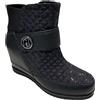 LIU JO SCARPE TRONCHETTO ZEPPA DONNA LIU JO LEONIE ADA 03 SF3223 TX349 NERO ORIGINAL AI