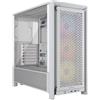 Corsair FRAME 4000D RS ARGB White Midi Tower Vetro Temperato No-Power Mini-ITX/m