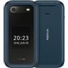 NOKIA TELEFONO CELLULARE NOKIA 2660 FLIP 4G RADIO FM DUAL SIM FOTOCAMERA FLASH MP3 BLU