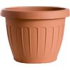Non applicabile Bama Vaso Terra Tondo Plastica Terracotta CM.15 LT.1