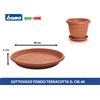 Non applicabile Bama Sottovaso Tondo Plastica Terracotta CM.40