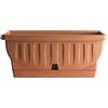 Non applicabile Bama Fioriera con Sottofioriera Rettangolare Plastica Terracotta cm.60