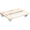 WAGNER Carrello da trasporto MM 1116 I 59 x 49 cm I 2 maniglie di trasporto - per carichi pesanti e mobili I portata 250 kg I molto mobile I certificato FSC® - 20111601