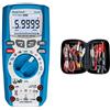PeakTech 3442 - Multimetro digitale True RMS, con 60.000 conteggi e Bluetooth 4.0 & P 8200 - Set di Accessori di Misurazione per Multimetro Digitale