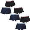 GIVOVA 6 Boxer uomo GIVOVA cotone bielastico elasticizzato mutanda slip colori blu nero