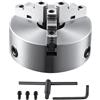 VEVOR Mandrino Autocentrante a 3 Griffe per Tornio Diametro 250 ± 5 mm Foro 80mm