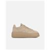 HOGAN Donna Sneaker H STRIPES PELLE SCAMOSCIATA BEIGE SCONTO 30%