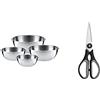WMF 0645709990 Set 4 Ciotole da Cucina in Acciaio Inox 18/10 Cromargan & 18.7920