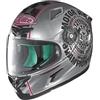 GREX X-lite X-802RR CAFE CLUB - Casco integrale da moto, in fibra composita, cromato, taglia L
