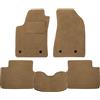 PROPOSTEONLINE Set Tappetini realizzato per KIA SPORTAGE anno dal 2004 al 2010 in Moquette lavabile in Colore BEIGE +Tappeto per Bagagliaio